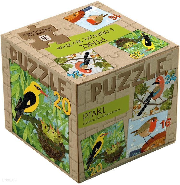 Nasza Księgarnia Gry Puzzle Puzzle 3W1 Ptaki - Ceny i opinie - Ceneo.pl