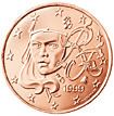 1 cent euro coin