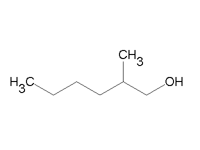 1-Hexanol 2methyl1hexanol C7H16O ChemSynthesis