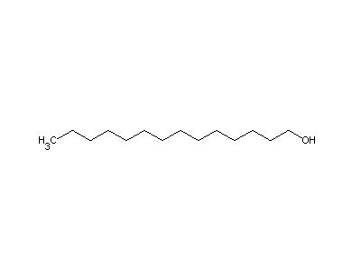 1-Tetradecanol 1tetradecanol C14H30O ChemSynthesis