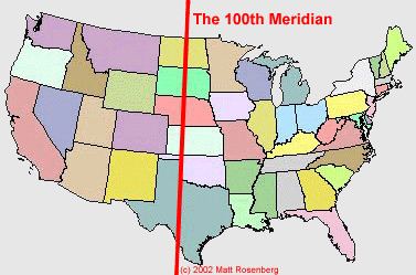 100th meridian west mstartzman 100th Meridian John Wesley Powell 7