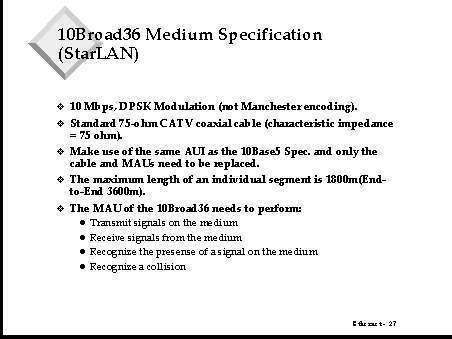 10BROAD36 10Broad36 Medium Specification StarLAN