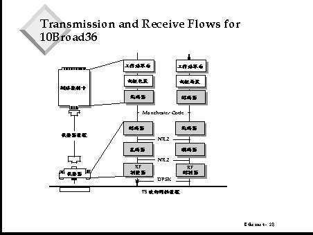 10BROAD36 Transmission and Receive Flows for 10Broad36