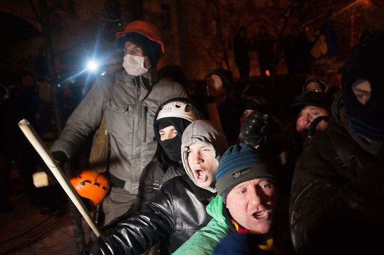 11 December 2013 Euromaidan assault