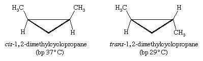 1,2-Dimethylcyclopropane isomerism Cis and trans forms chemistry Britannicacom