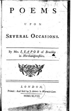 1748 in poetry