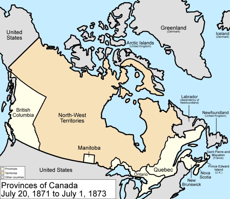 1871 in Canada