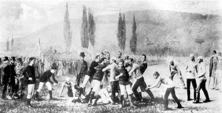 1874 Harvard vs. McGill football game