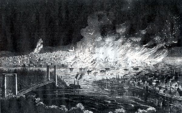 1877 Great Fire of Saint John, New Brunswick Saint John Great Fire of 1877