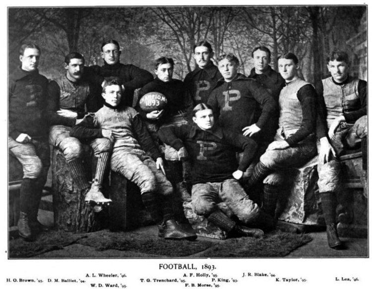 1893 Princeton Tigers Football Team - Alchetron, The Free Social ...