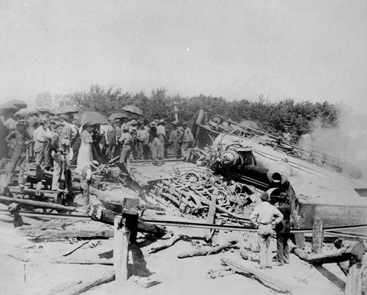 1894 Rock Island railroad wreck