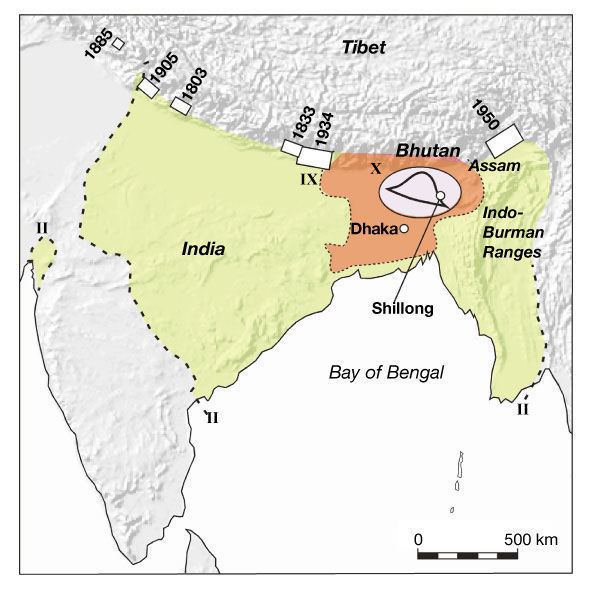 1897 Assam earthquake Plateau popup39 in the great 1897 Assam earthquake Article Nature