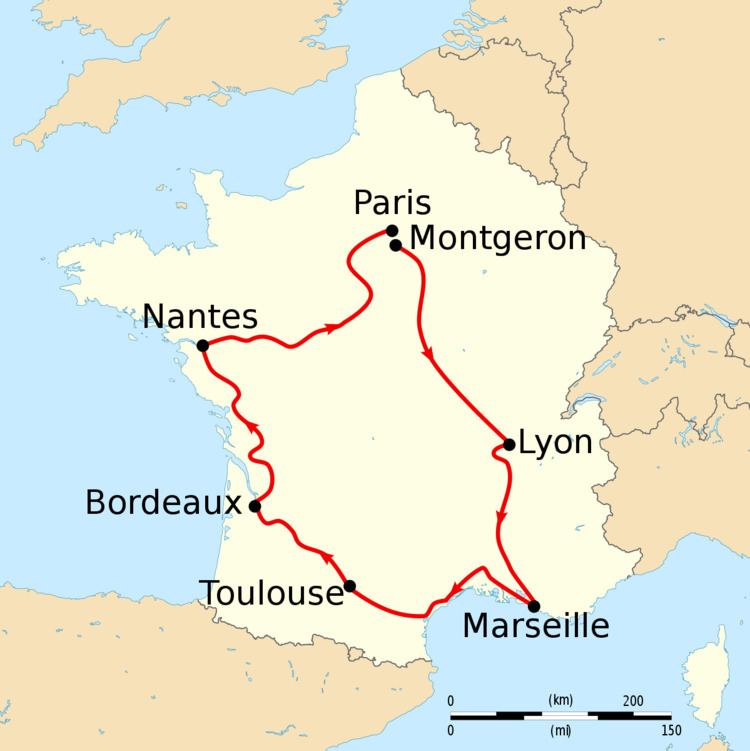 1904 Tour de France, Stage 1 to Stage 3
