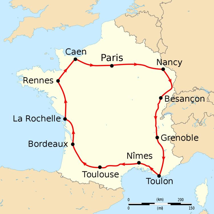 1905 Tour de France, Stage 1 to Stage 6