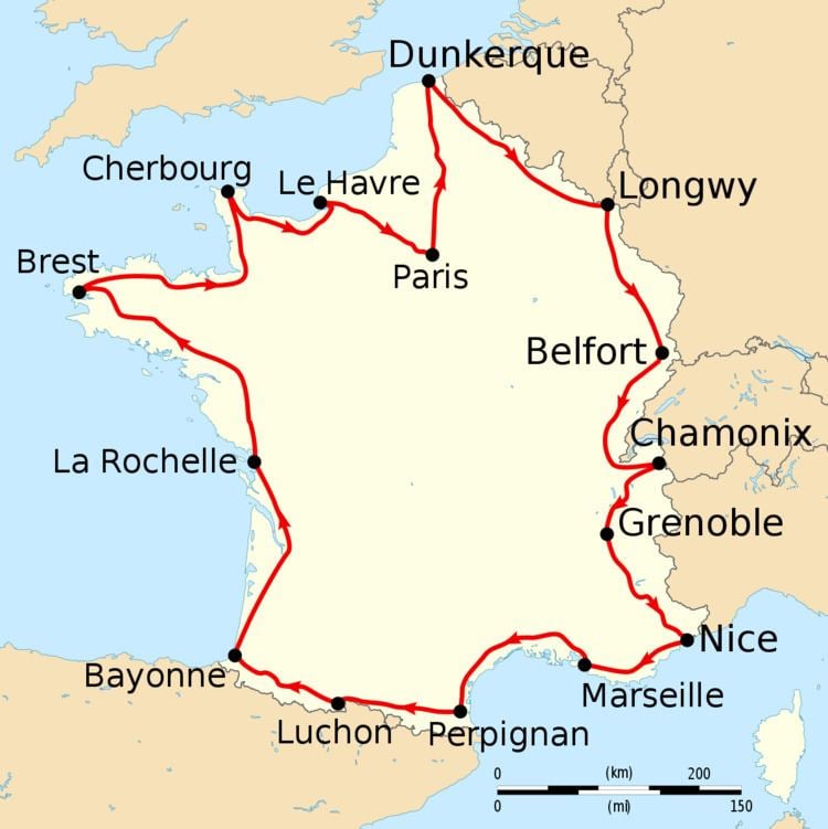 1912 Tour de France, Stage 1 to Stage 8