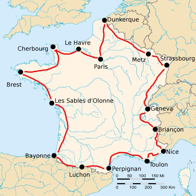 1922 Tour de France, Stage 1 to Stage 8