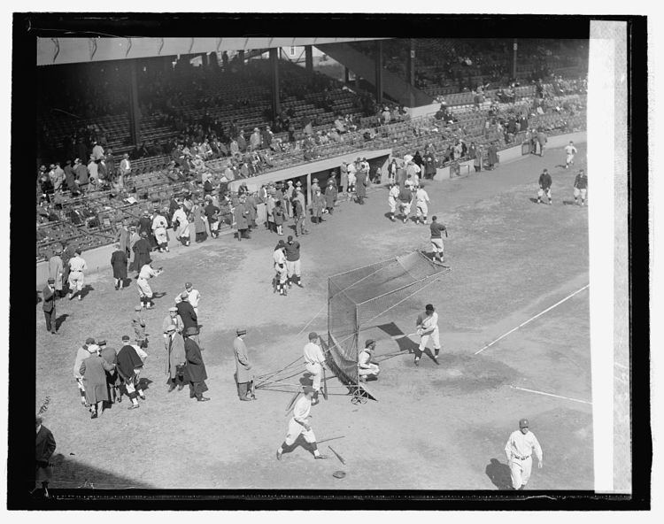 1925 World Series 1925 World Series batting practice Pirates vs Senators baseball
