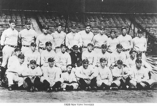 1928 World Series 1928Yankees 800543 640434 The Captain39s Blog