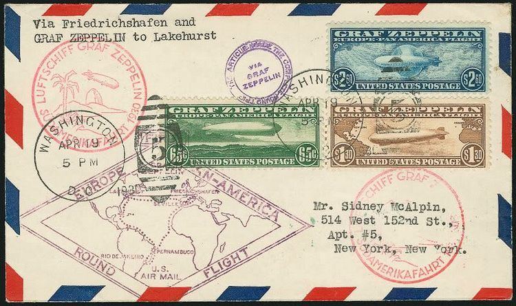 1930 Graf Zeppelin stamps