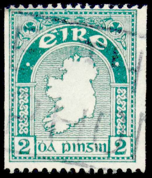 1935 Irish 2d coil stamp
