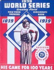 1939 World Series wwwbaseballalmanaccomimages1939wsprogramjpg