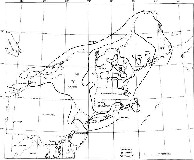 1940 New Hampshire earthquakes