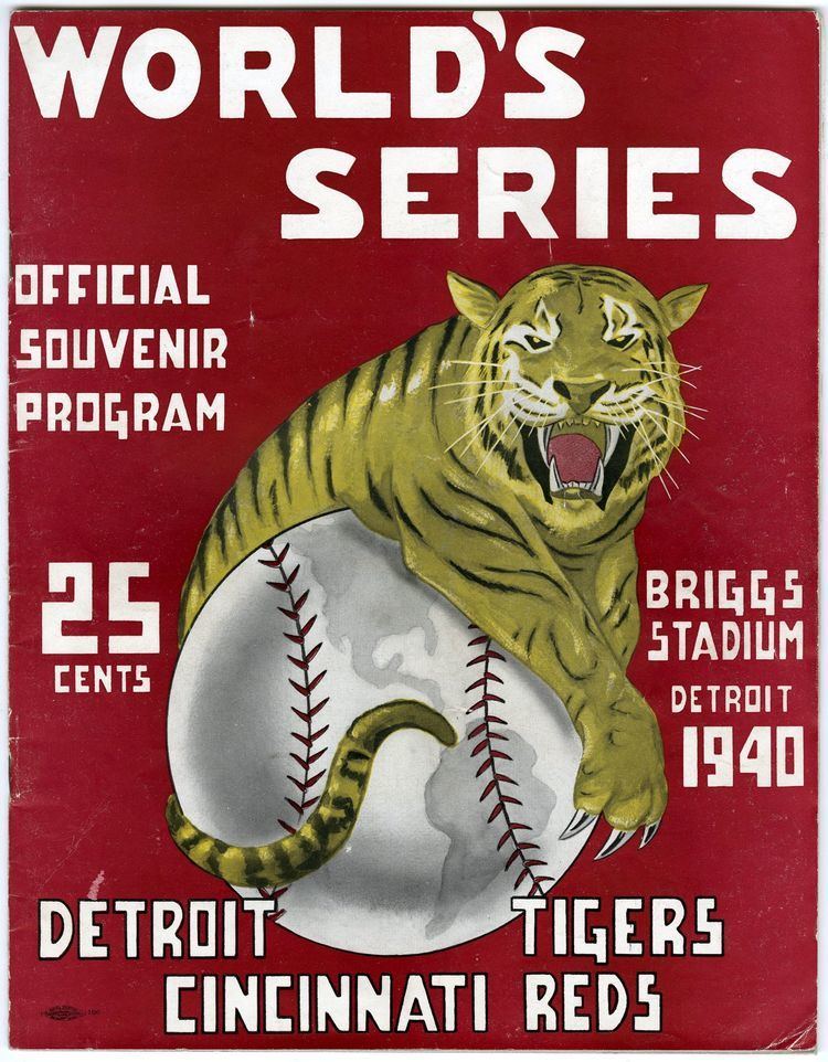 1940 World Series Lot Detail 1940 World Series Program