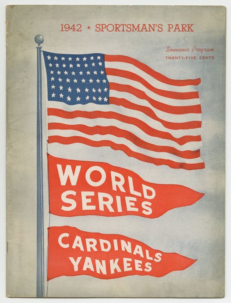 1942 World Series Lot Detail 1942 World Series Program Yankees vs Cardinals