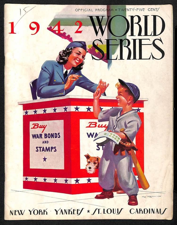 1942 World Series Lot Detail 1942 World Series Program Yankees vs Cardinals