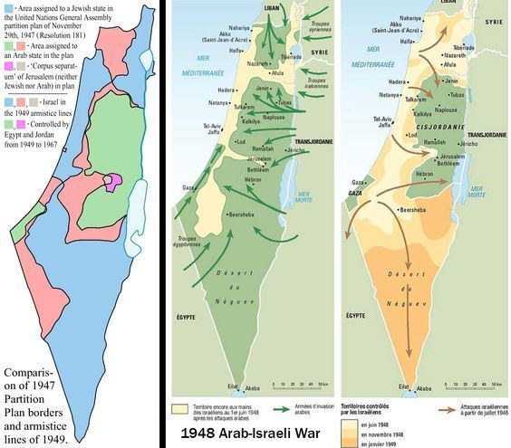 1948 Arab–Israeli War 40 more maps that explain the world Initials The map and The world