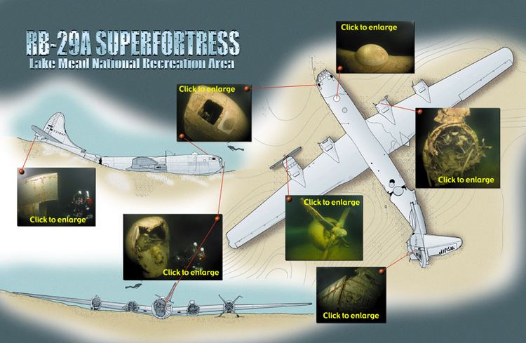 1948 Lake Mead Boeing B-29 crash B29 Super Fortress Lake Mead ADVANCED DIVER MAGAZINE by Mel Clark
