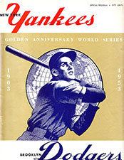 1953 World Series wwwbaseballalmanaccomimages1953wsprogram2jpg