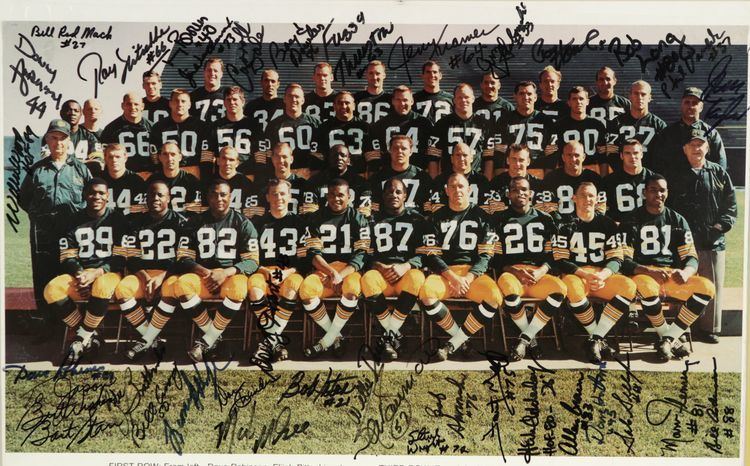 1966 Green Bay Packers season Lot Detail 1966 Green Bay Packers Team Signed Poster Honoring