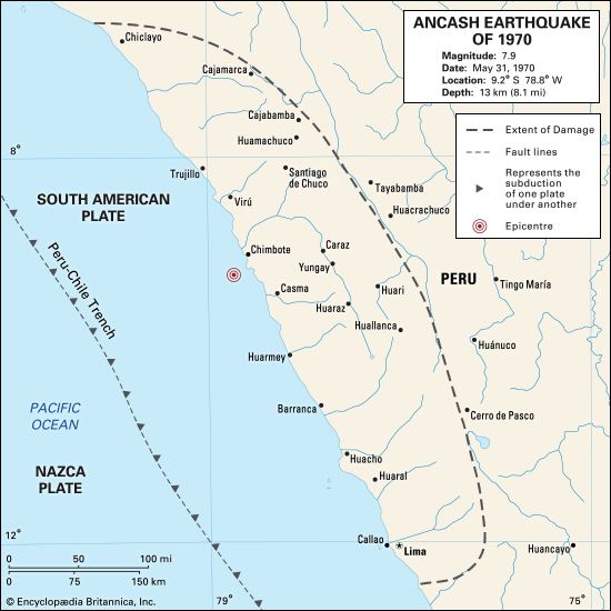 1970 Ancash earthquake Ancash earthquake of 1970 Peru Britannicacom