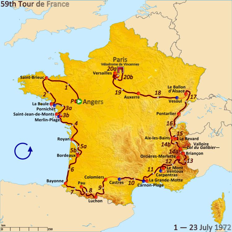 1972 Tour De France - Alchetron, The Free Social Encyclopedia