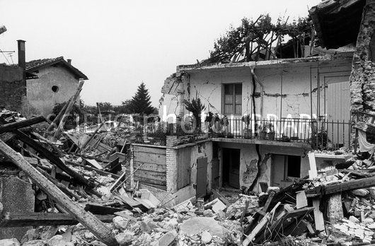 1976 Friuli earthquake Friuli Earthquake Damage Italy 1976 Stock Image C0049234