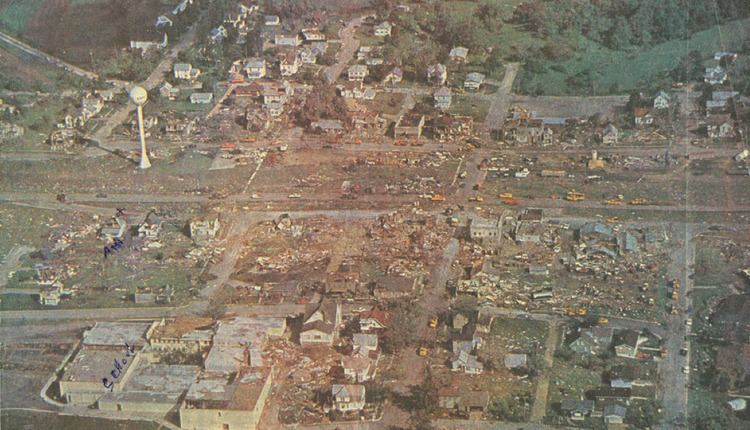 1984 Barneveld tornado outbreak BARNEVELD Wisconsin June 8 1984 F5 tornado Ranked in some