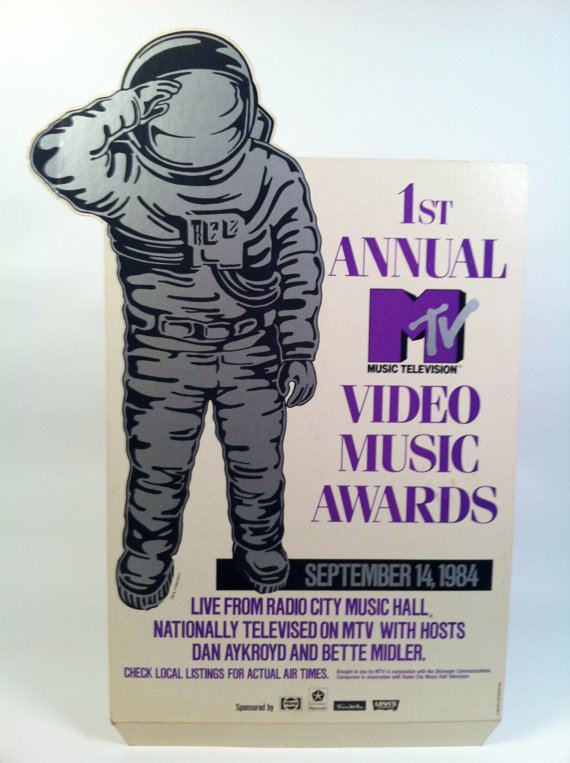 1984 MTV Video Music Awards 1st Annual MTV Video Music Awards Promotional by vintagebaron