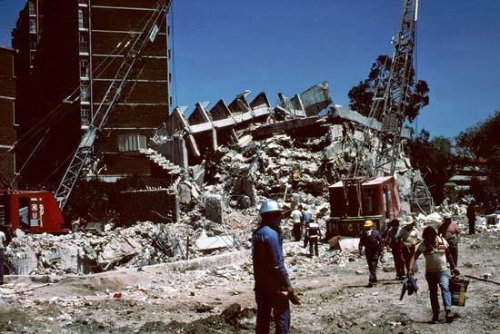 1985 Mexico City earthquake Mexico City earthquake of 1985 Mexico Britannicacom