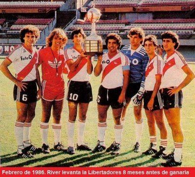 1986 Copa Libertadores POR AMOR A RIVER COPA LIBERTADORES 1986