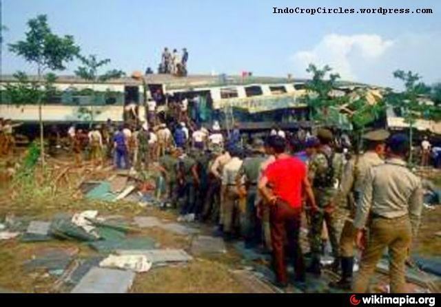 1987 Bintaro train crash Bintaro train crash site Monday October 19th 1987 Jakarta