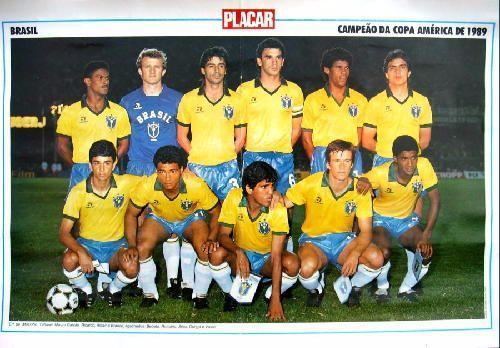 1989 Copa América Poster Brasil Campeo da Copa Amrica 1989 Hobbies e colees