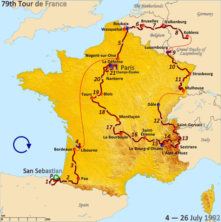 1992 Tour de France, Stage 11 to Stage 21
