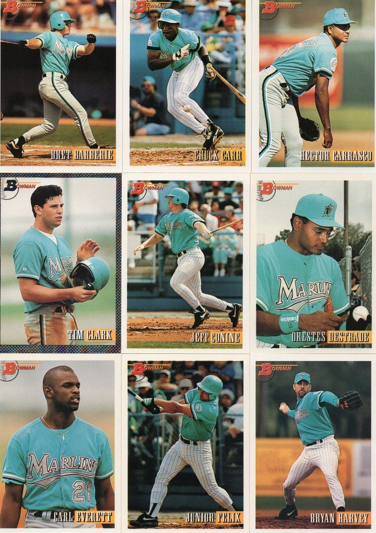 1993 Florida Marlins season 1993 florida marlins 30Year Old Cardboard