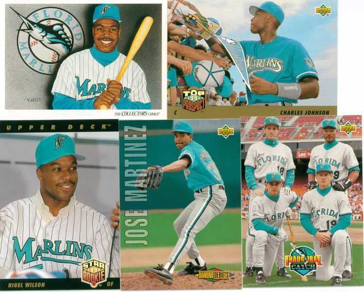 1993 Florida Marlins season 1993 florida marlins 30Year Old Cardboard