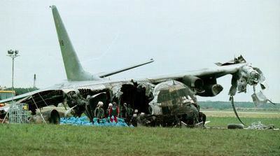 1996 Belgian Air Force Hercules accident Zwaailichtenorg Hercules ramp Eindhoven