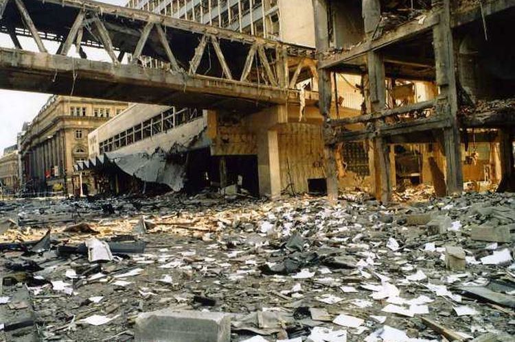 1996 Manchester bombing 18 Years On The IRA Manchester Bomb Huddled