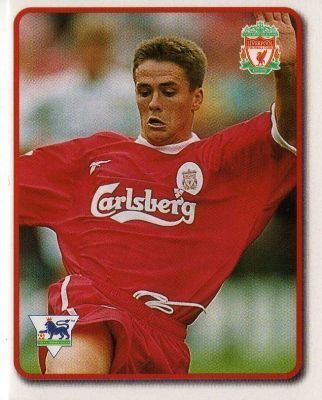 1999–2000 FA Premier League LIVERPOOL Michael Owen 48 TOPPS Premier League Superstars 1999
