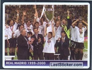 1999–2000 UEFA Champions League Sticker 384 UEFA Champions League 19992000 winner Real Madrid