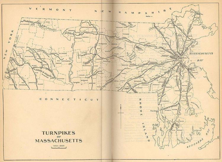 19th-century turnpikes in Massachusetts